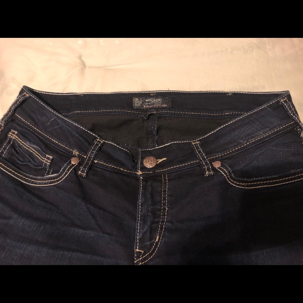 Silver Suki Jeans